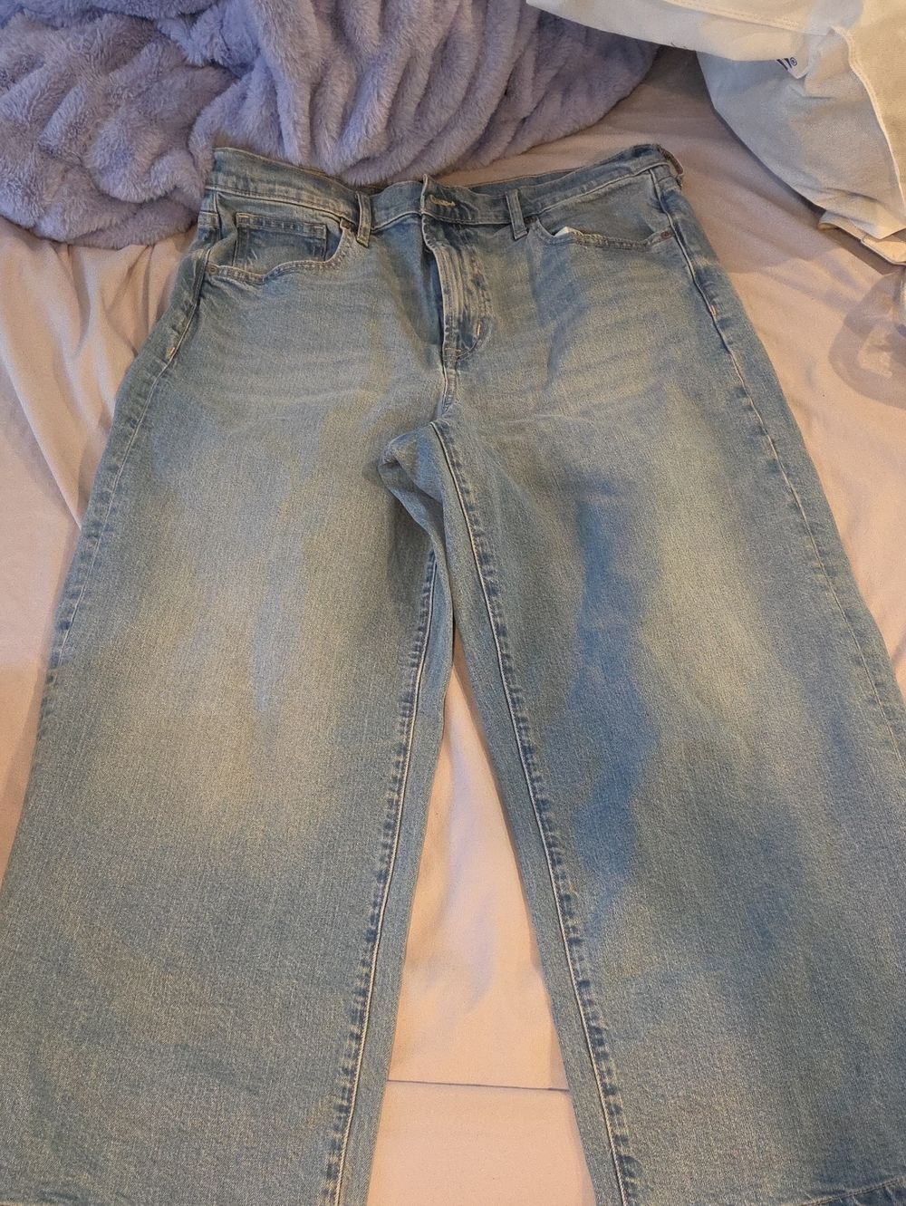 GAP Light Blue Wide-Leg Women's Jeans